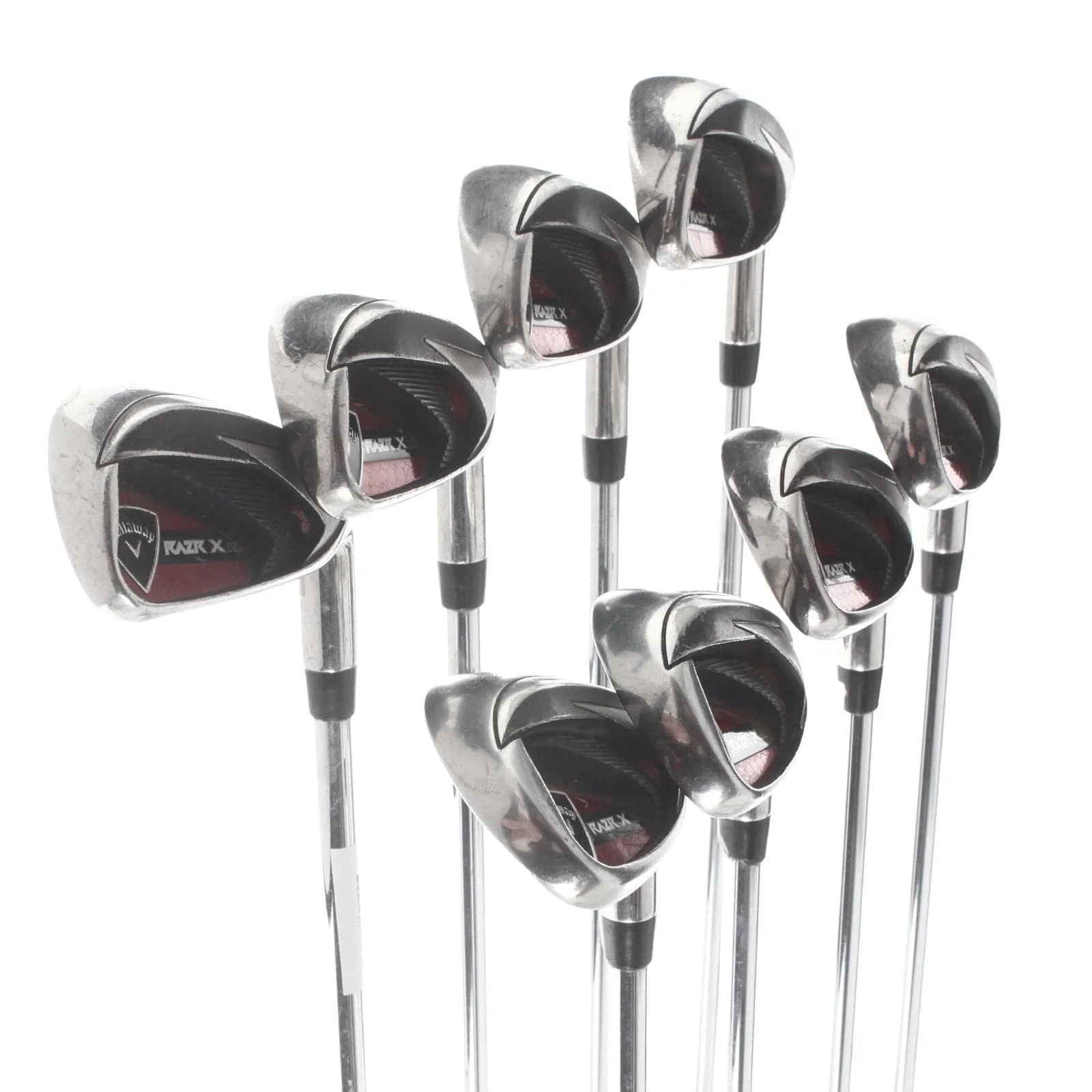 Callaway RAZR X HL Steel Mens Right Hand Irons 4-SW Uniflex - True Temper M-10 XP - Image 2