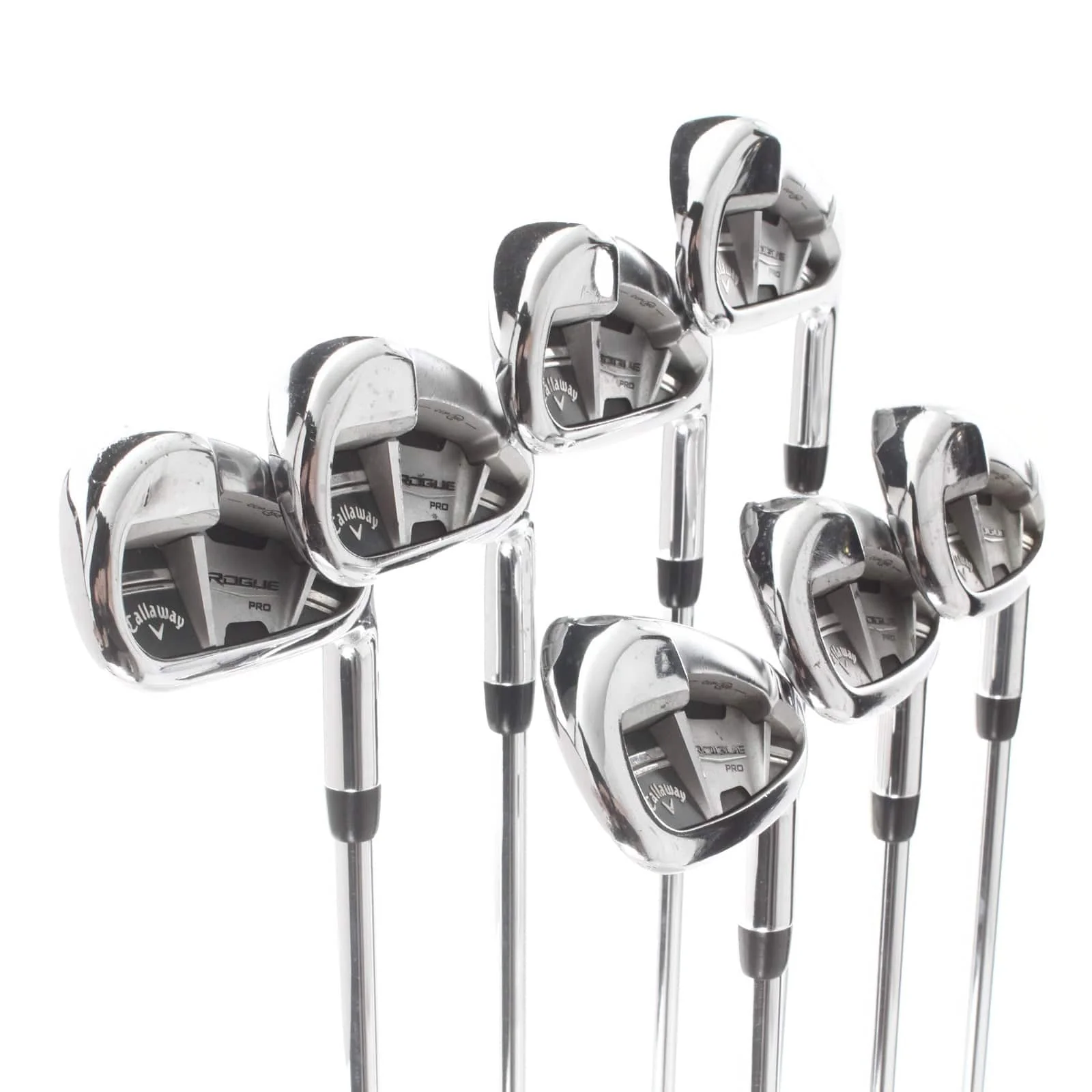 Callaway Rogue Pro Steel Mens Right Hand Irons 4-PW Regular - True Temper XP 105 R300 - Image 2