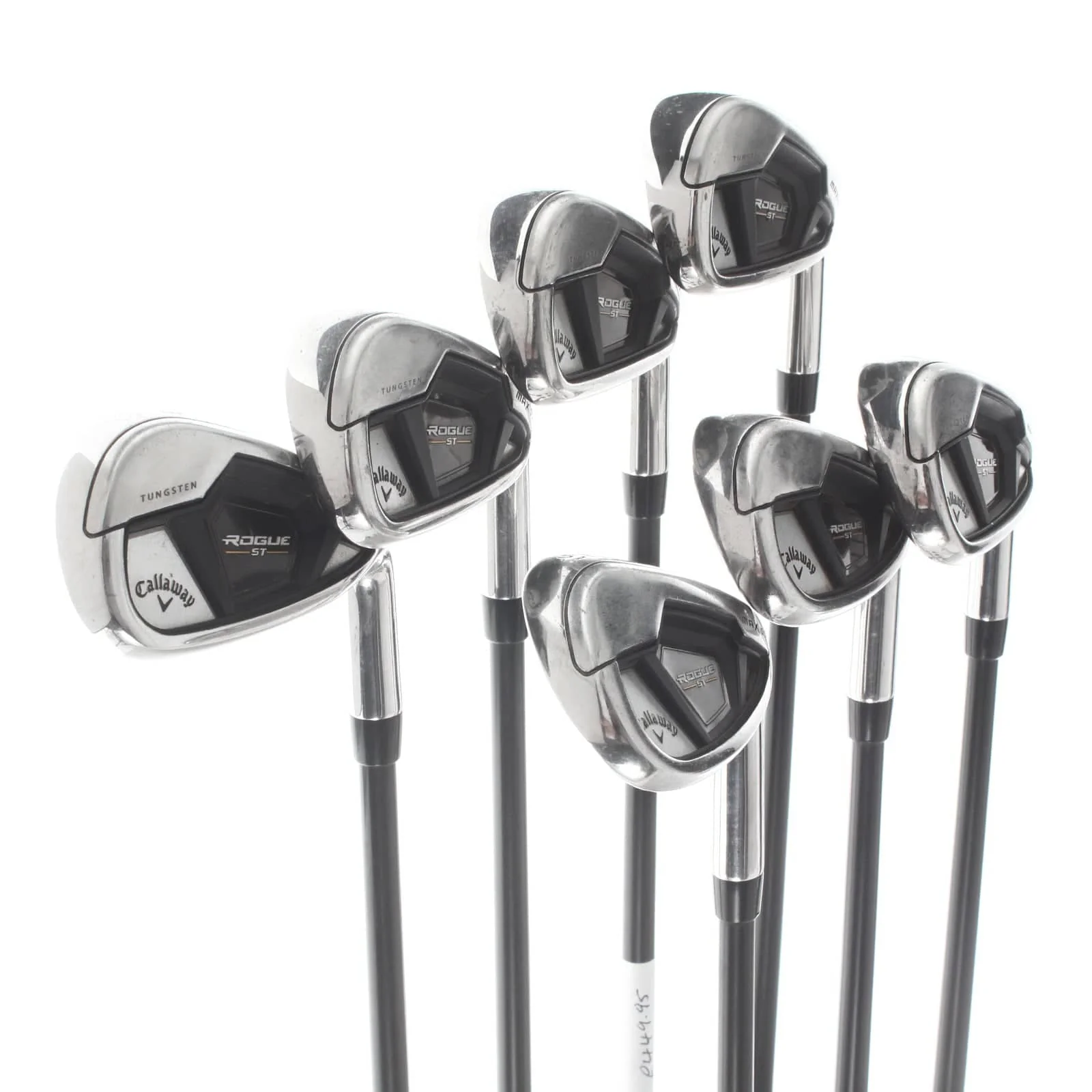 Callaway Rogue ST Max OS Graphite Mens Right Hand Irons 5-GW Regular - Cypher Sixty 5.5 - Image 2