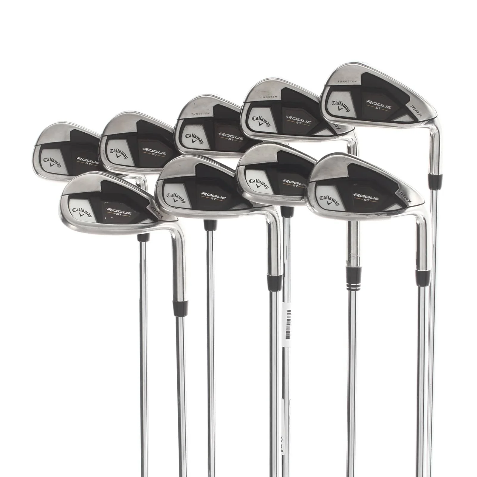 Callaway Rogue ST Max Steel Mens Right Hand Irons 5-GW+SW Regular - Elevate 95 VSS