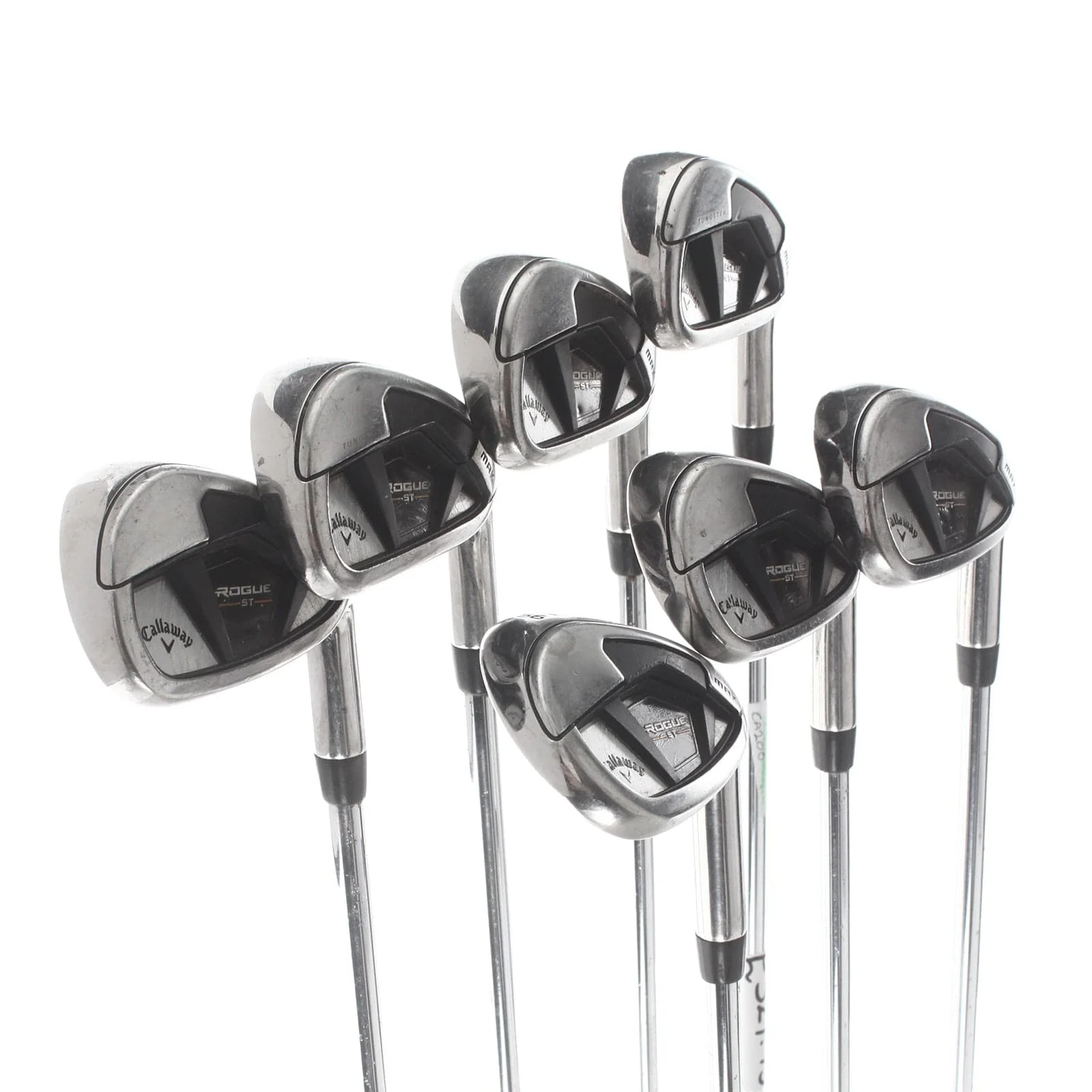 Callaway Rogue ST Max Steel Mens Right Hand Irons 5-SW Stiff - Project X Rifle 105 - Image 2