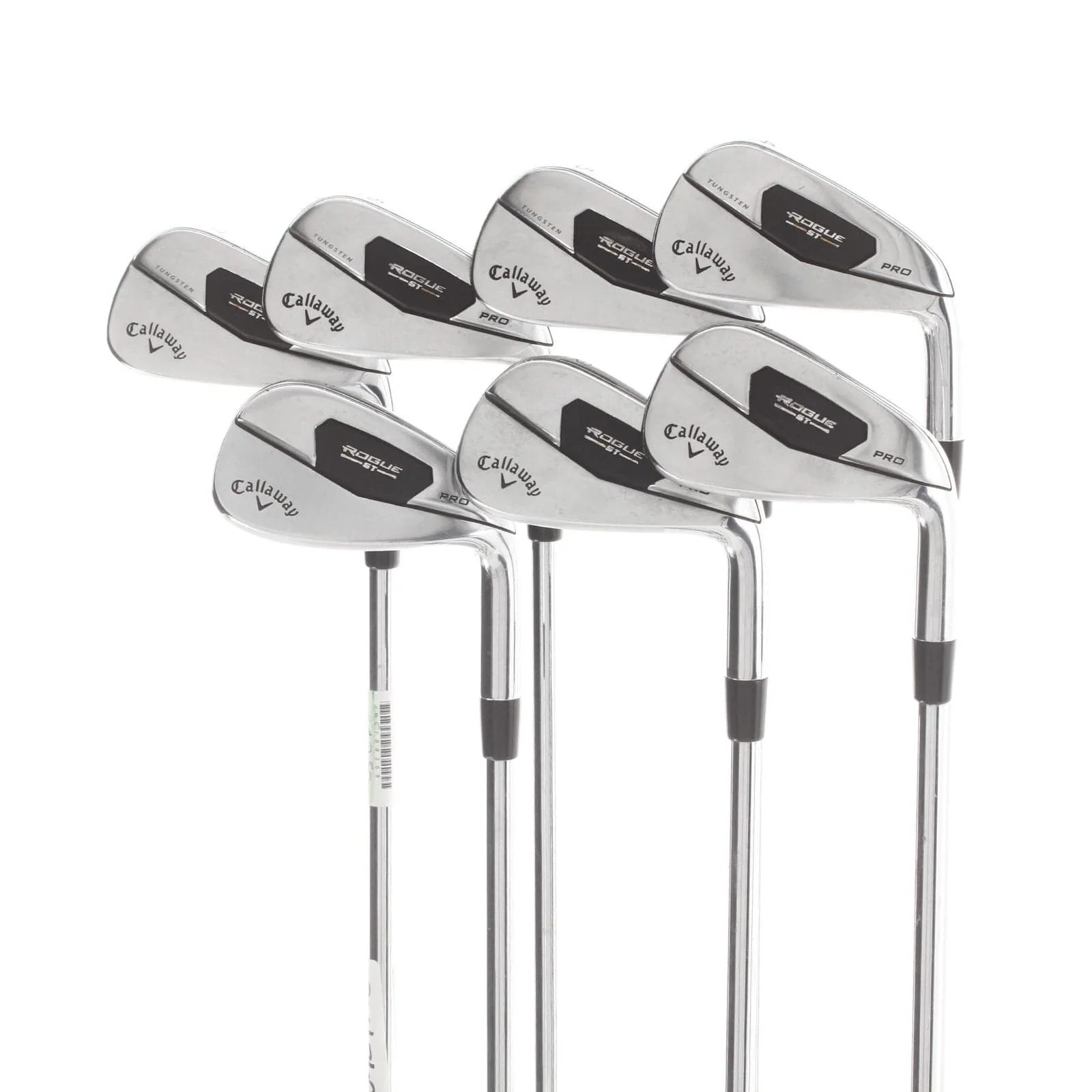 Callaway Rogue ST Pro Steel Mens Right Hand Irons 4-PW Stiff - Project X Rifle Tour Flighted 105g 6.0