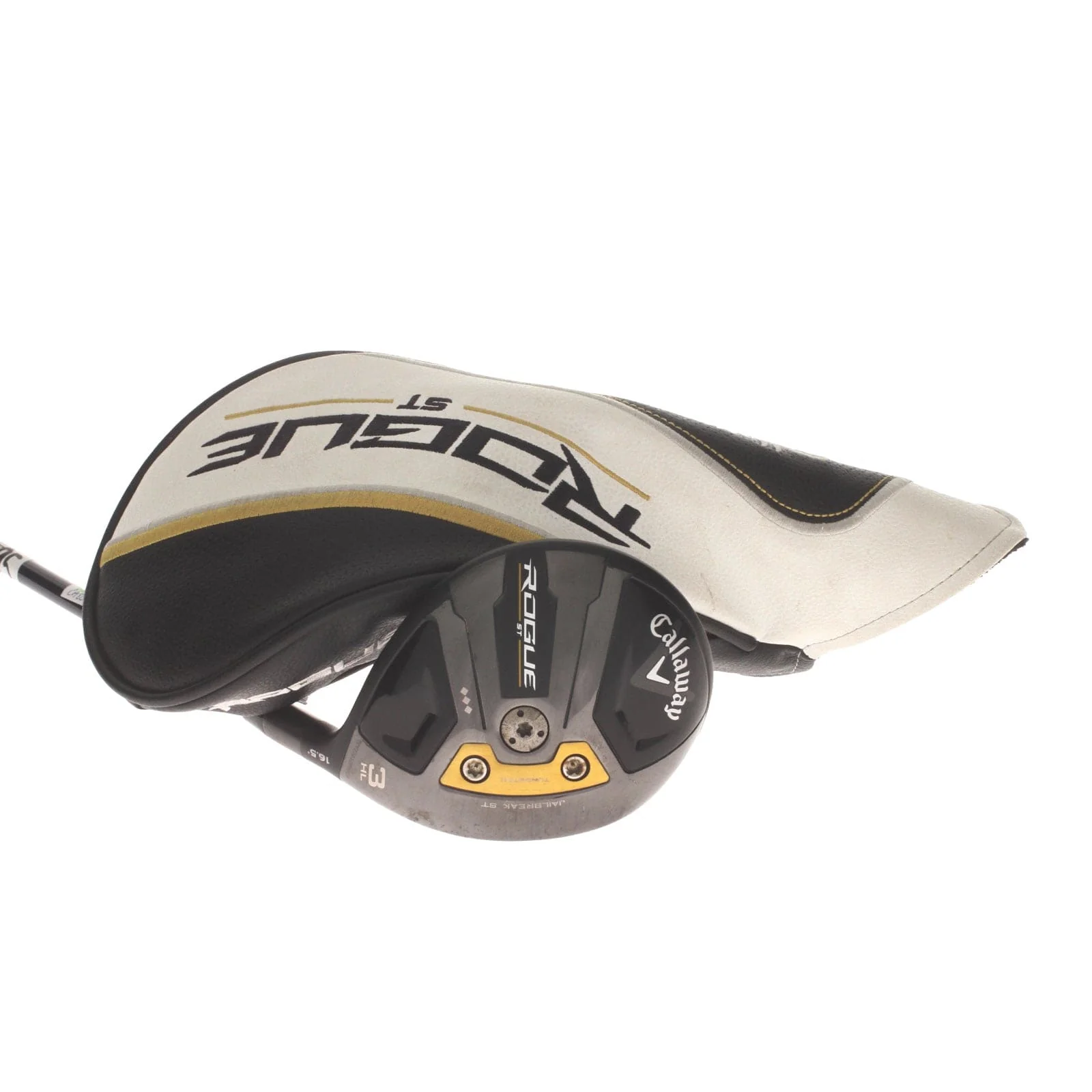 Callaway Rogue ST Triple Diamond Graphite Mens Right Hand Fairway 3 wood HL 16.5* Extra Stiff - Ventus TR Blue 7-X VeloCore