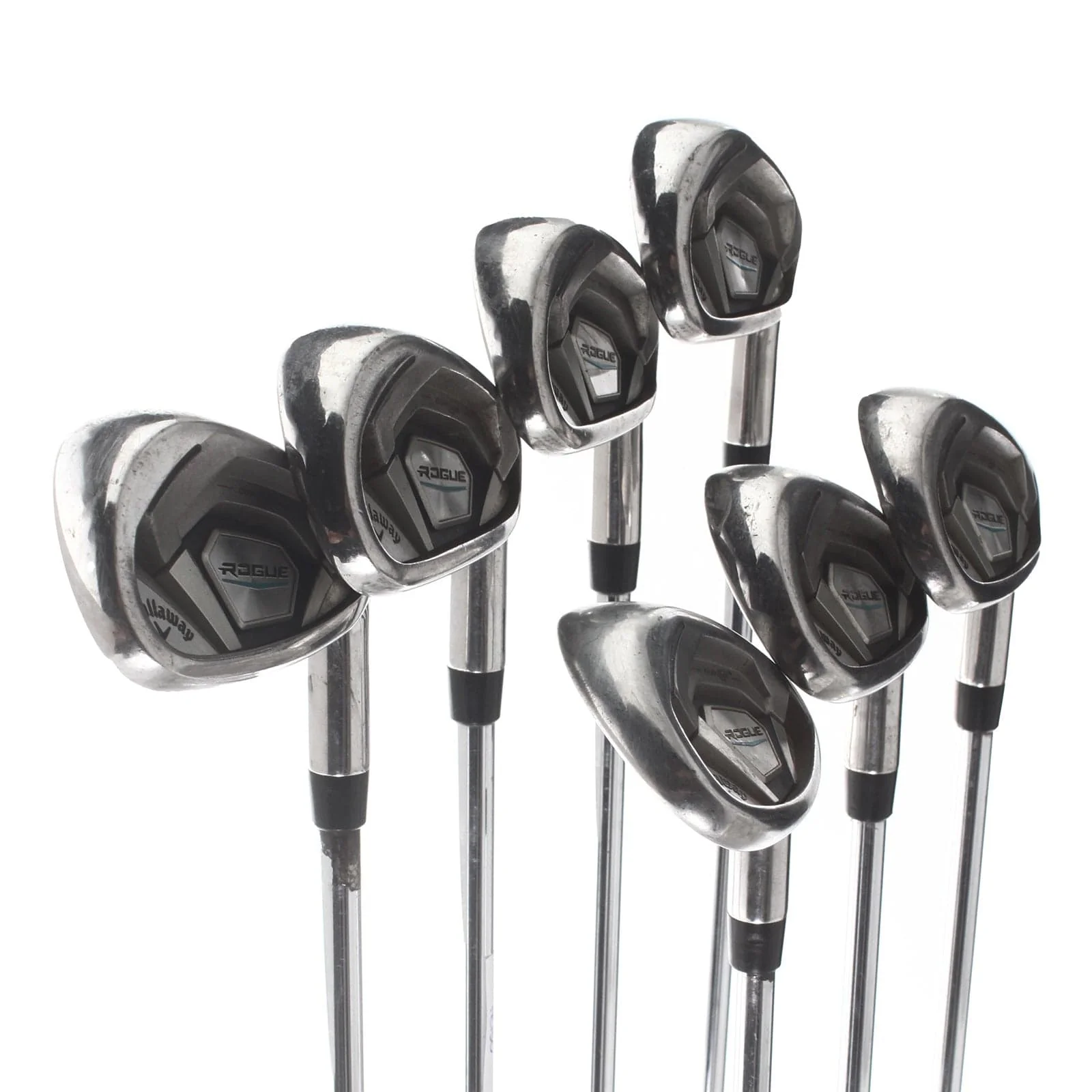 Callaway Rogue Steel Mens Right Hand Irons 5-SW Regular - True Temper XP 95 R300 - Image 2