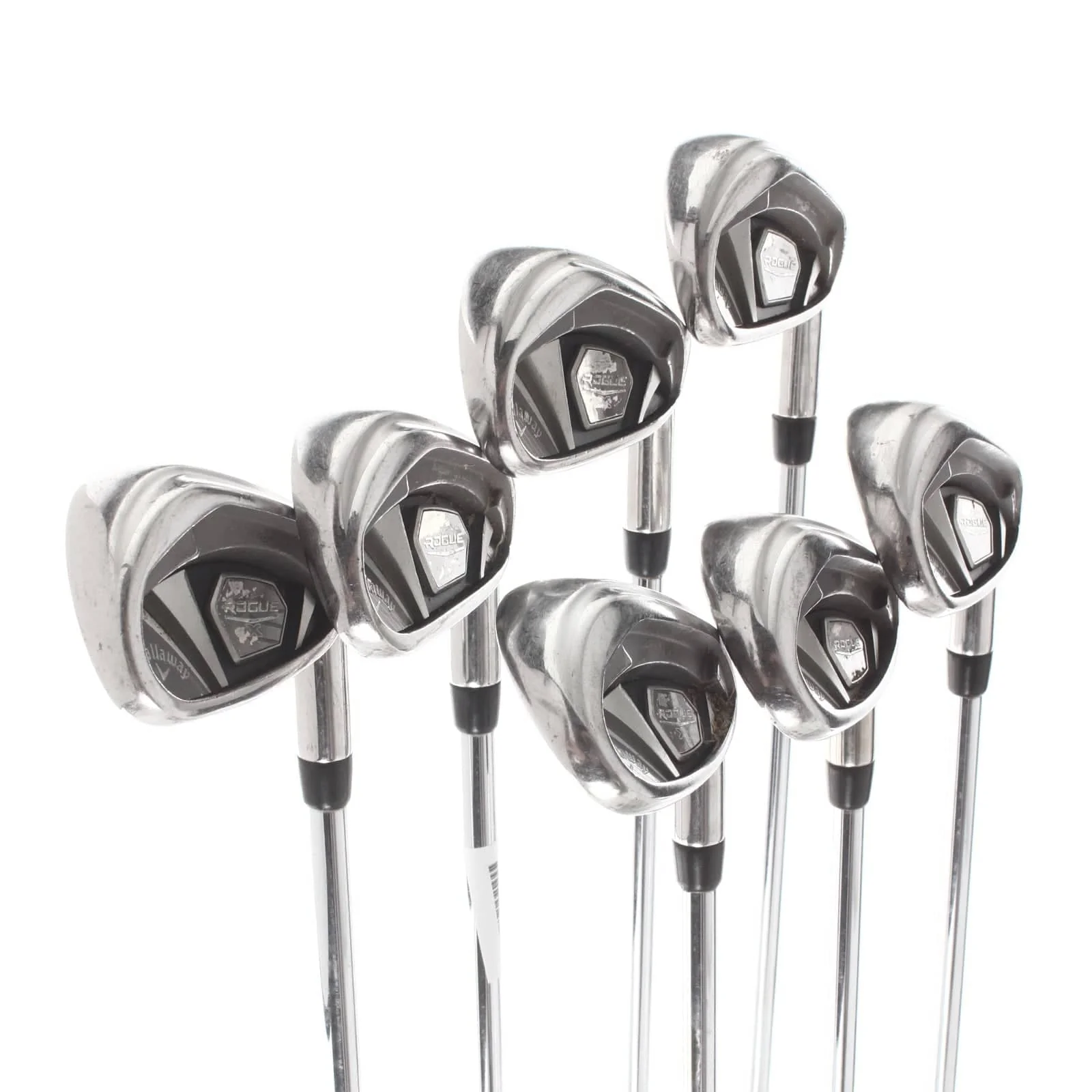Callaway Rogue X Steel Mens Right Hand Irons 5-AW Regular - KBS Max 90 - Image 2