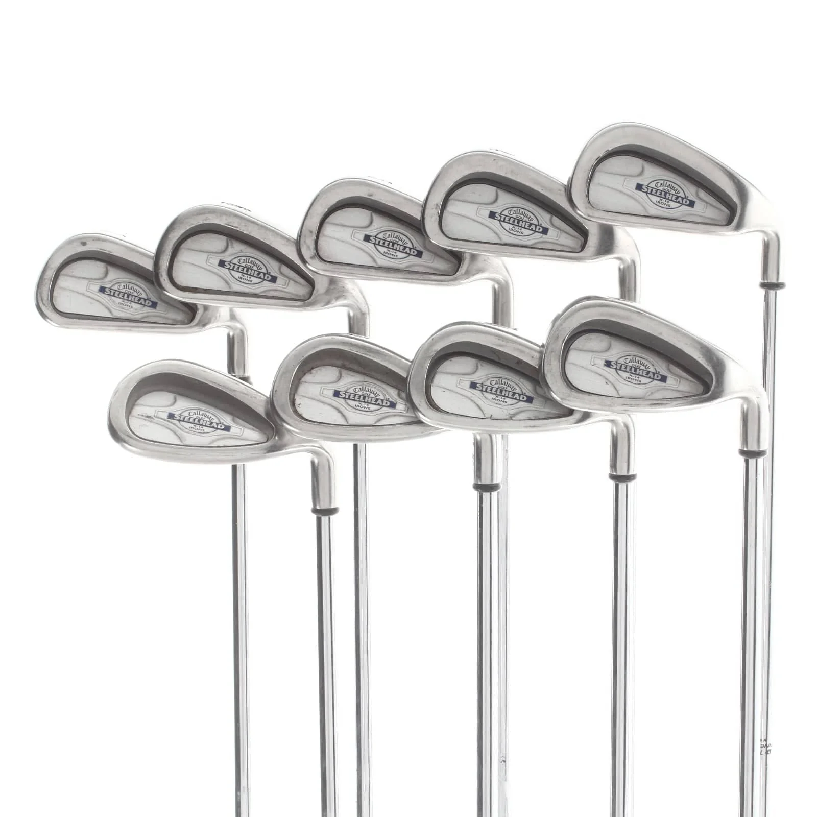 Callaway Steelhead X-14 Steel Mens Right Hand Irons 3-SW Regular - True Temper
