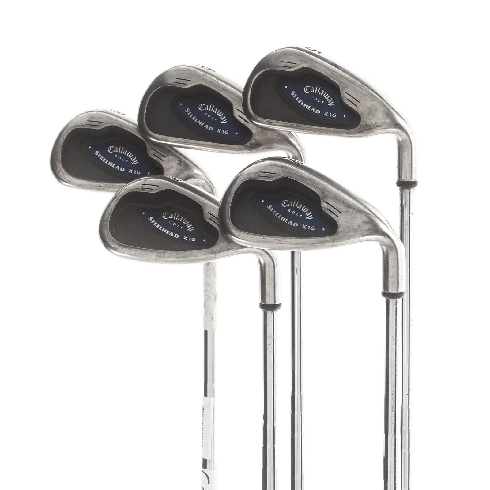 Callaway Steelhead X-16 Steel Mens Right Hand Irons 5-PW Regular - Callaway Ultra Light