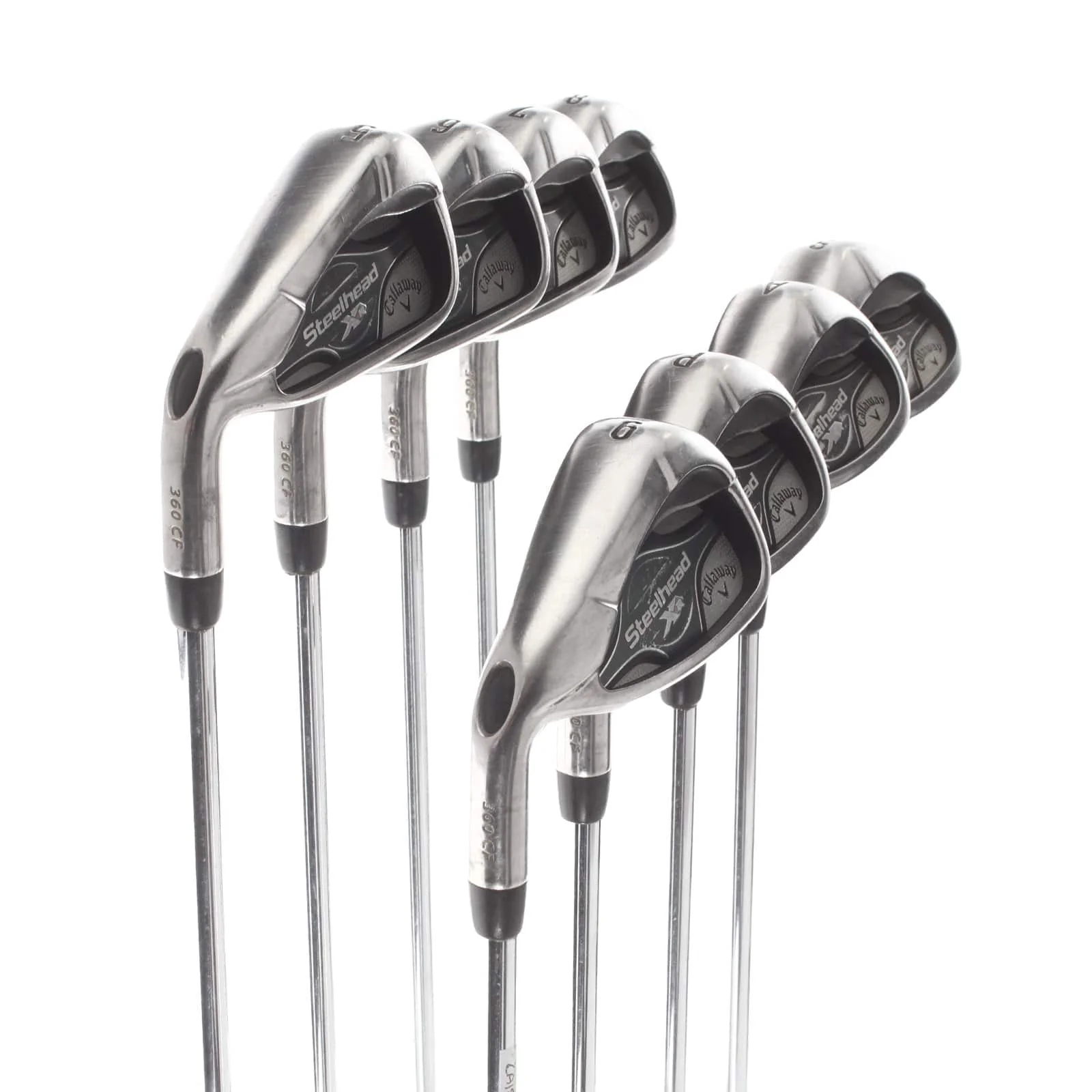 Callaway Steelhead XR Steel Mens Left Hand Irons 5-SW+AW Regular - True Temper Speedstep 80 - Image 2