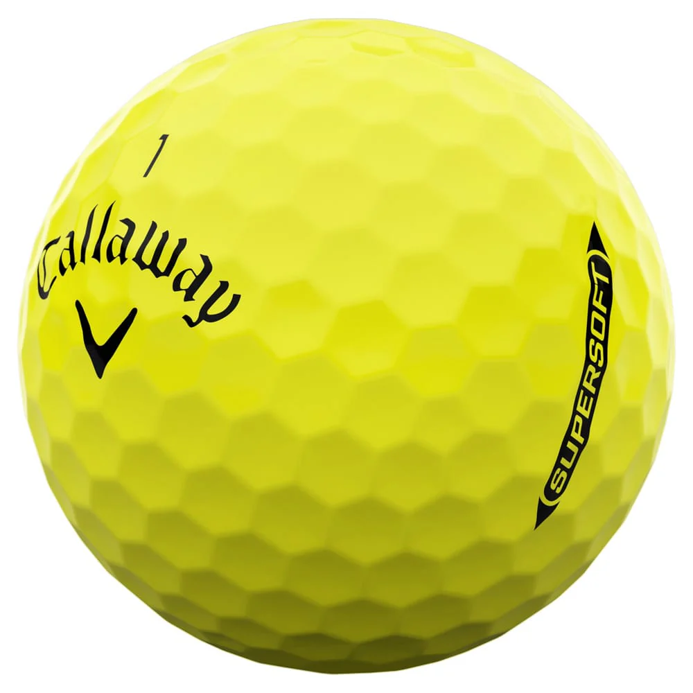 Callaway Supersoft Golf Balls - Yellow - 3 Sleeve - Image 3
