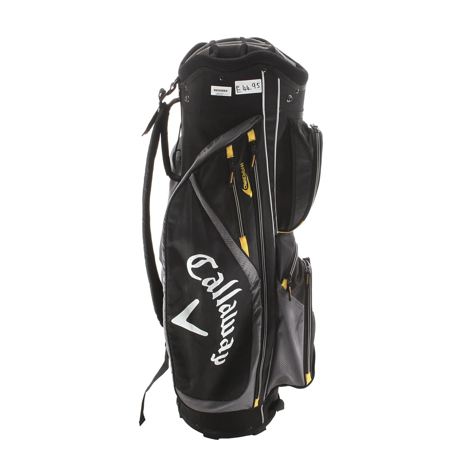 Callaway Warbird Cart Bag - Black/White/Yellow - Image 3