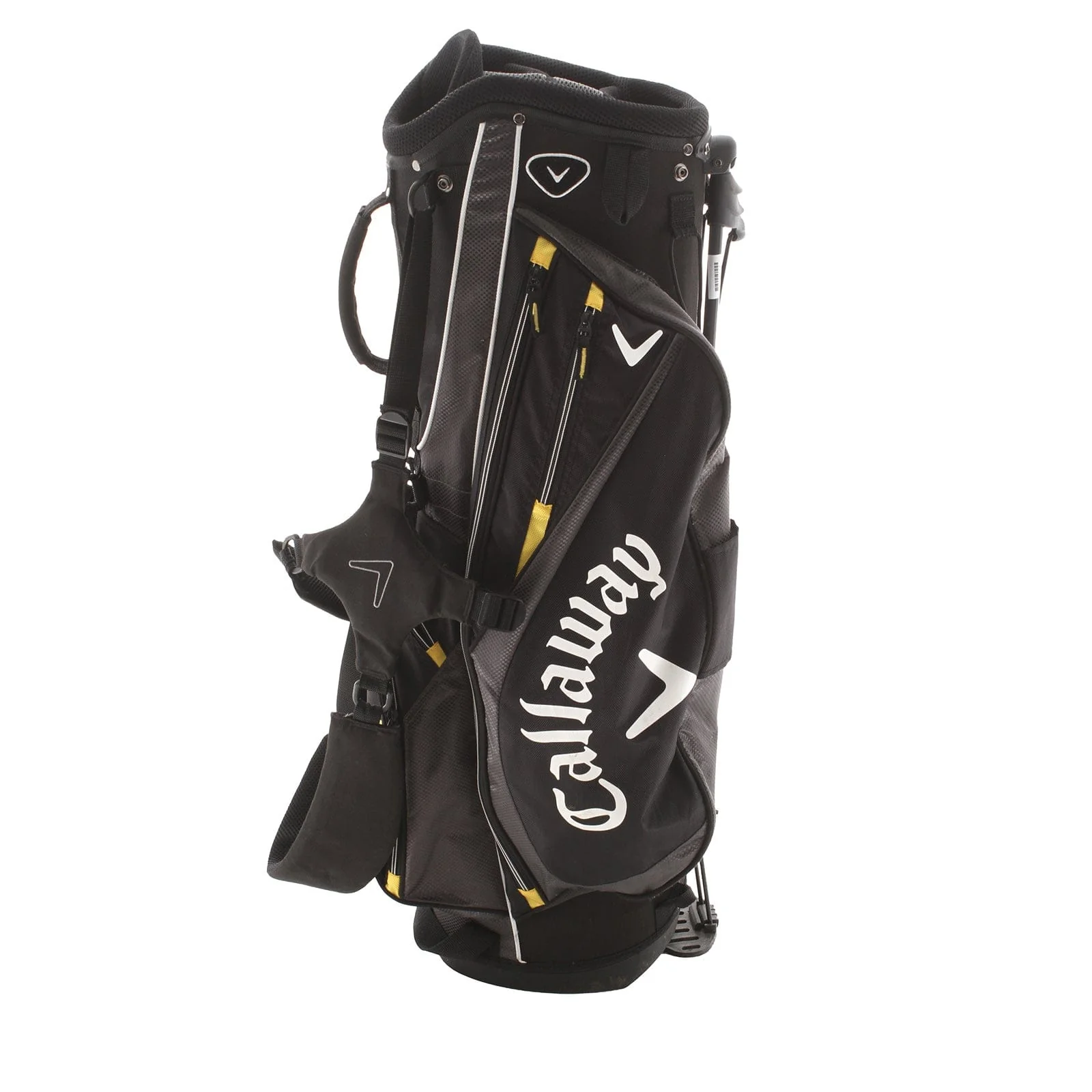 Callaway Warbird Stand Bag - Black/White/Yellow - Image 2