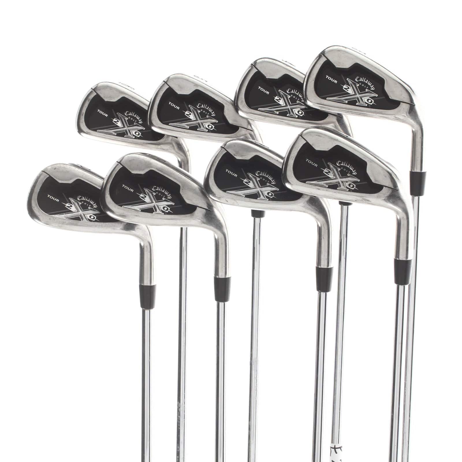Callaway X-20 Tour Steel Mens Right Hand Irons 3-PW Regular - Project X Rifle 5.0