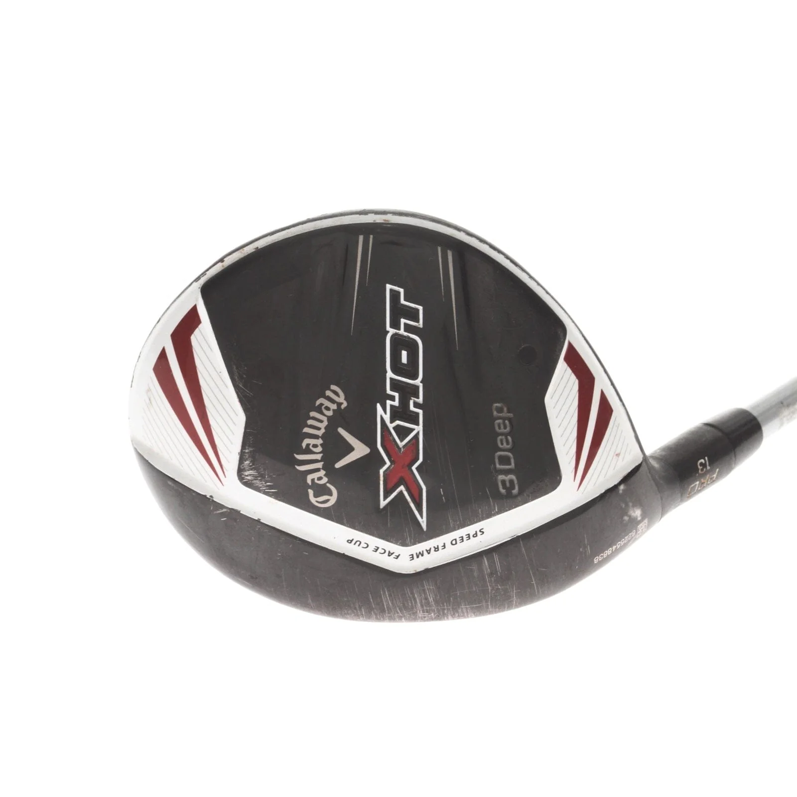 Callaway X Hot Pro Graphite Mens Left Hand Fairway 3+ Wood 13* Stiff - Project X PX 6.0