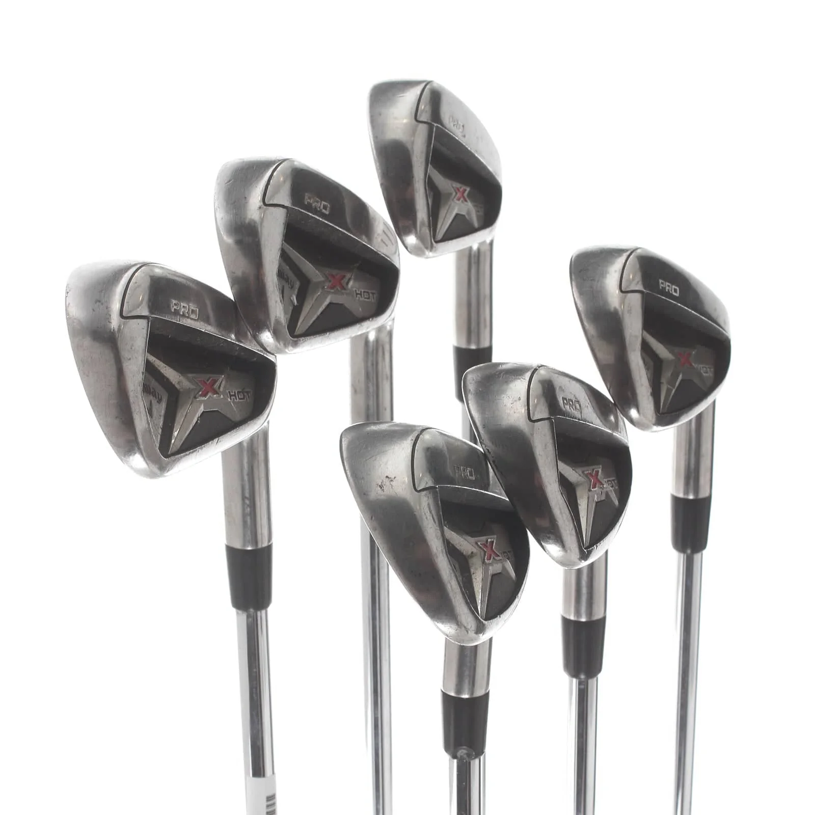 Callaway X Hot Pro Steel Mens Right Hand Irons 5-PW Stiff - Project X 95 - Image 2