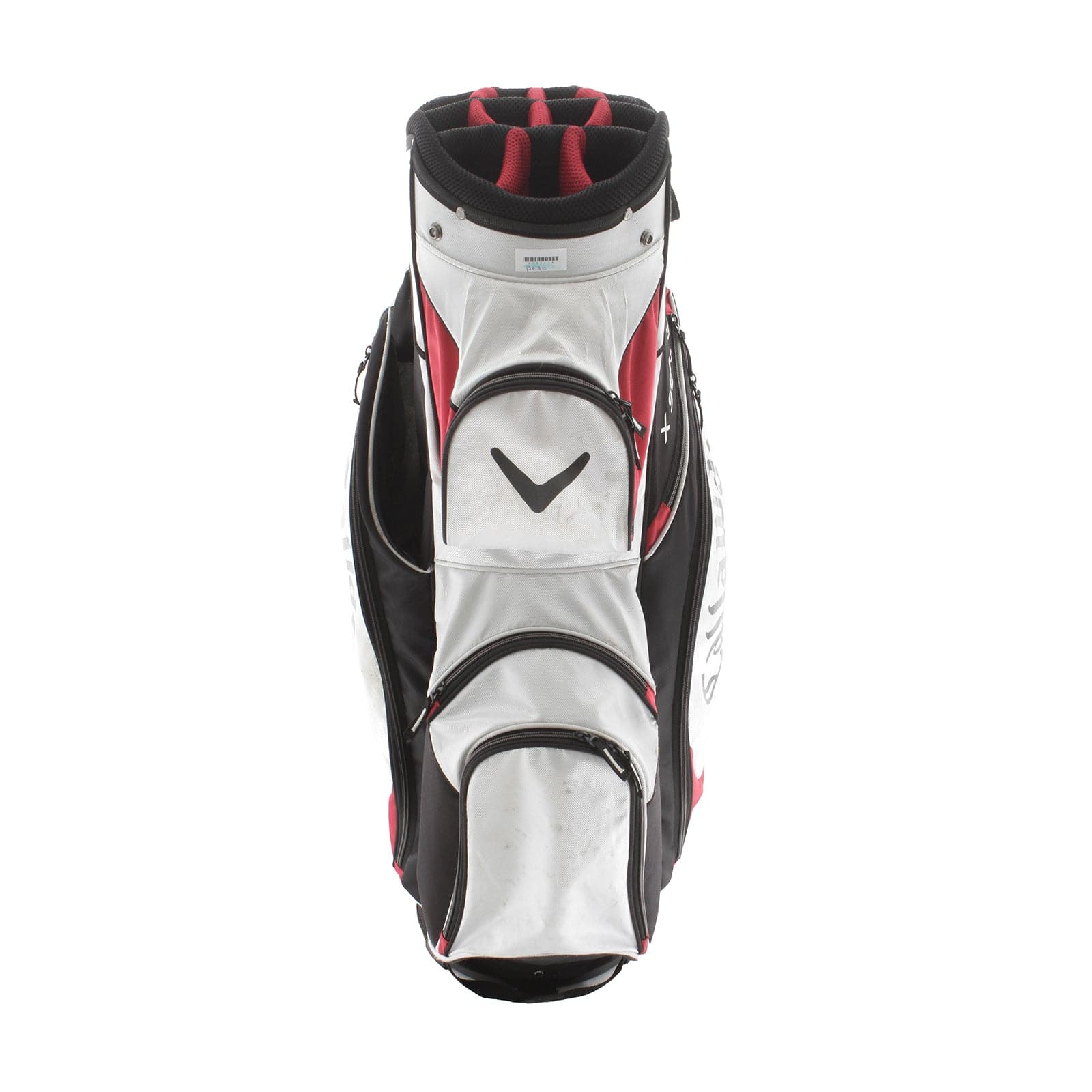 Callaway X-Series Cart Bag - White/Black/Red - Image 4