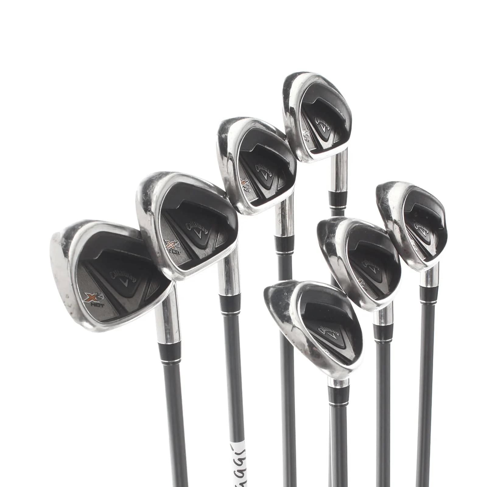Callaway X2 Hot Graphite Mens Right Hand Irons 5-SW Regular - Callaway X2 Hot 60 - Image 2