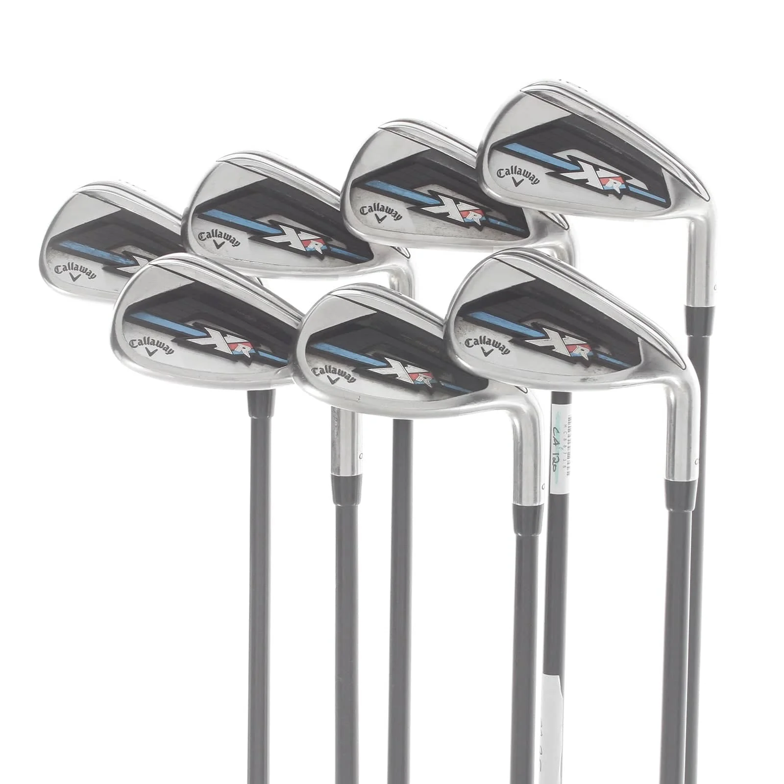 Callaway XR OS Graphite Mens Right Hand Irons 6-AW+SW Senior - Fubuki 50