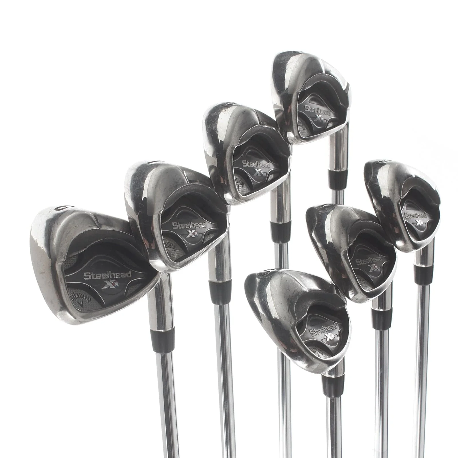 Callaway XR Steelhead Steel Mens Right Hand Irons 5-SW Regular - KBS Tour 90 - Image 2