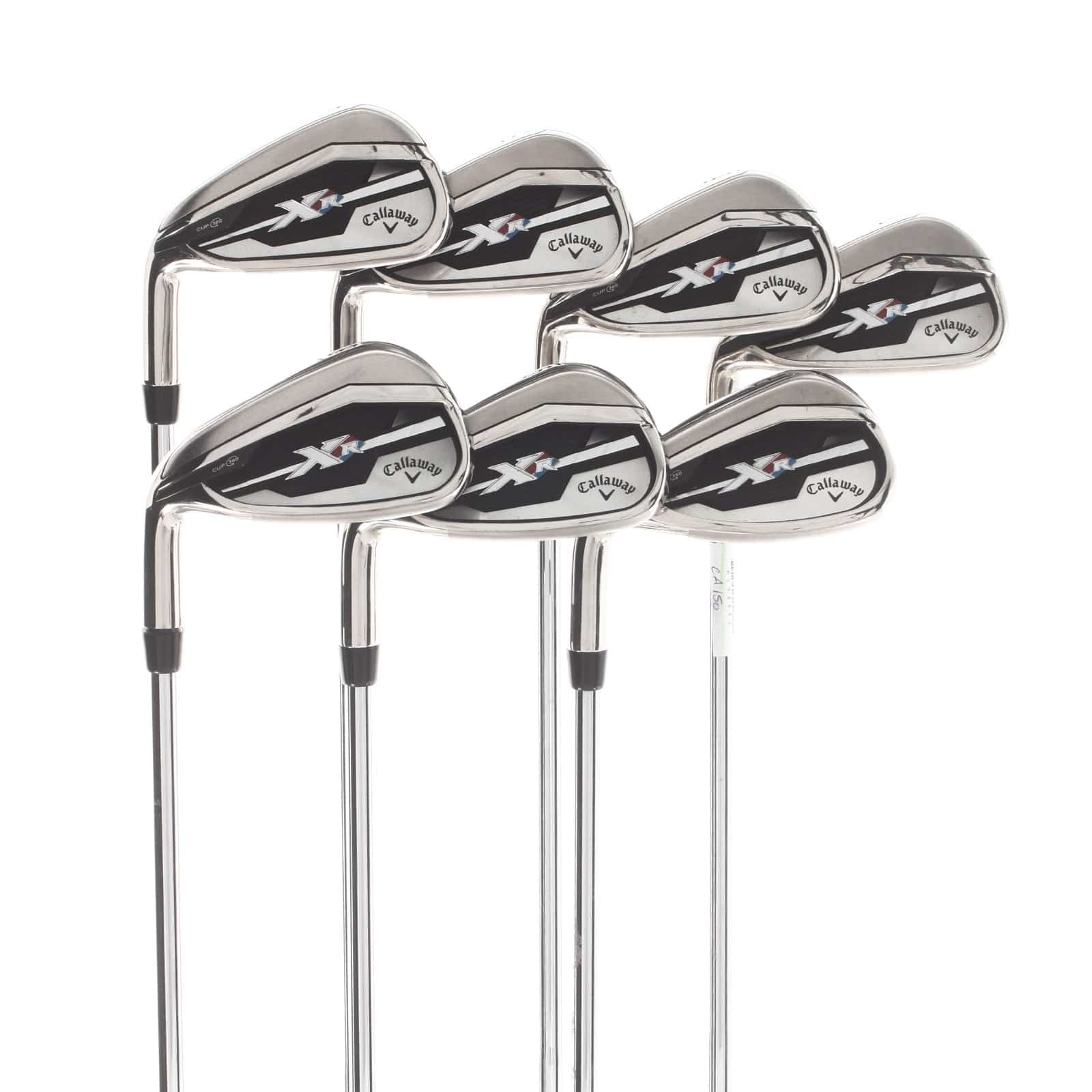 Callaway XR Steel Mens Left Hand Irons 4-PW Regular - Speedstep 80
