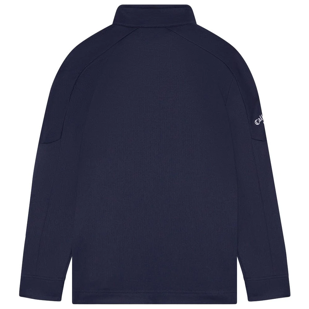 Callaway Youth Hex Fleece 1/4 Zip Pullover - Peacoat - Image 2