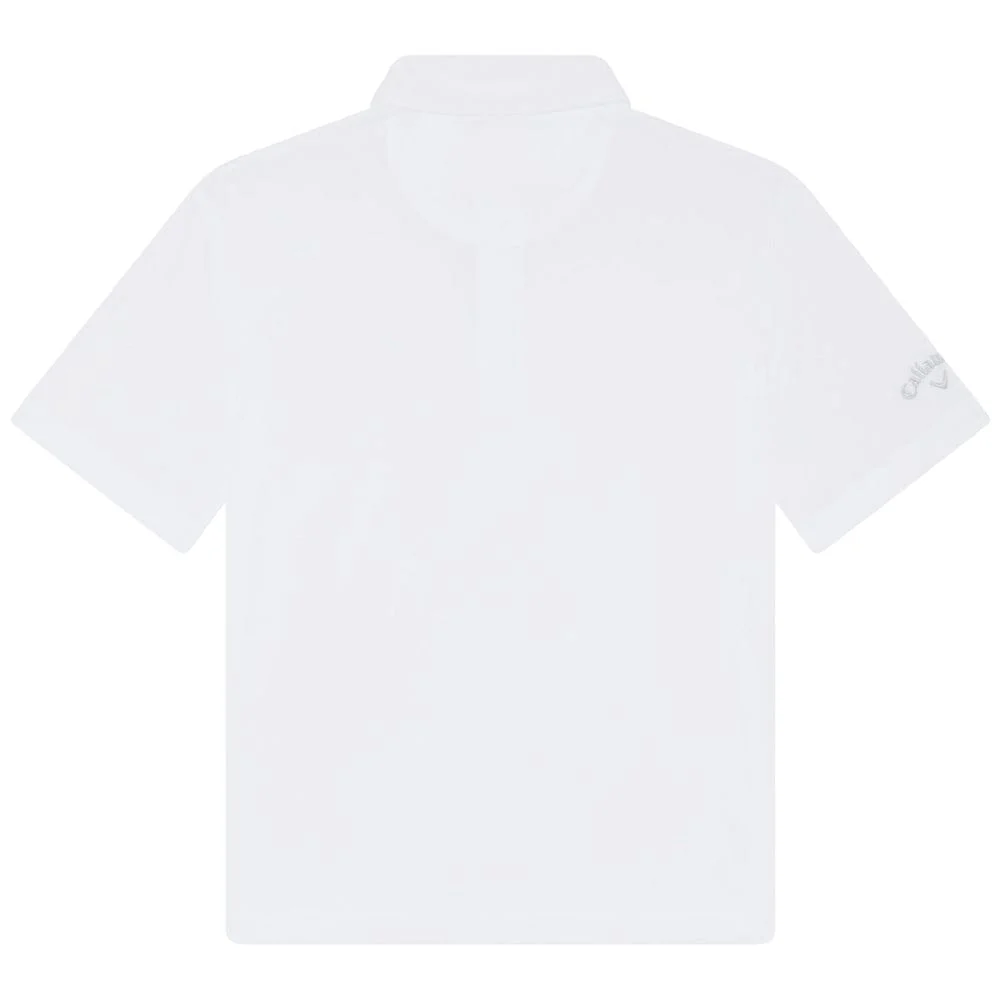 Callaway Youth Solid Polo Shirt - Bright White - Image 2