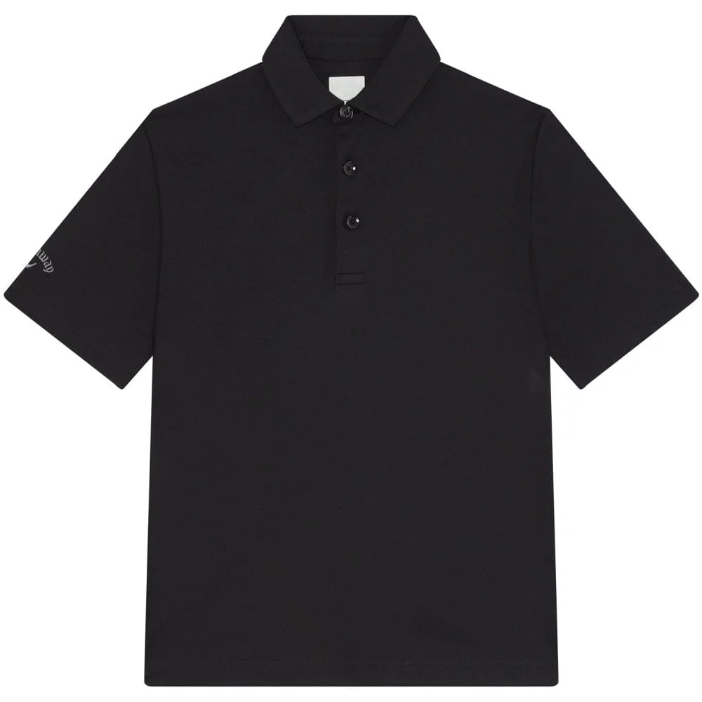 Callaway Youth Solid Polo Shirt - Caviar