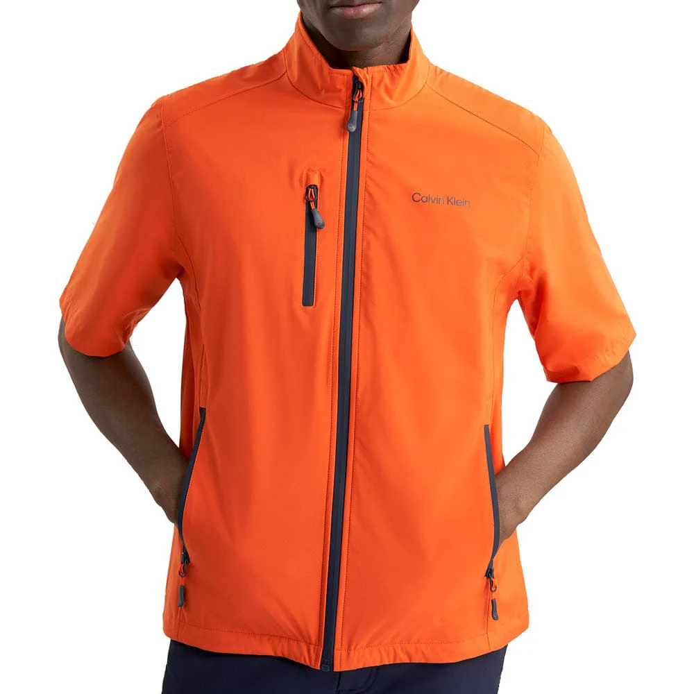 Calvin Klein Acres Short Sleeve Waterproof Jacket - Mandarin