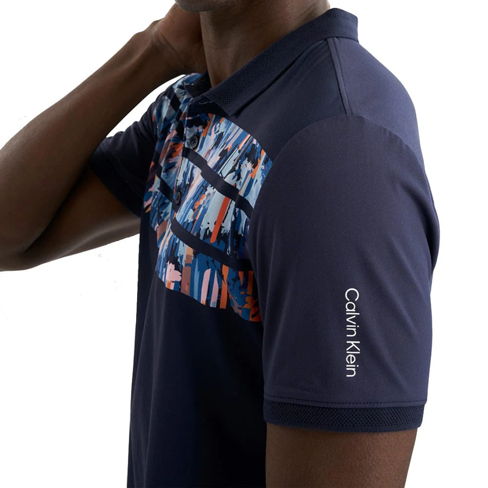 Calvin Klein Ashgrove Polo Shirt - Navy - Image 5