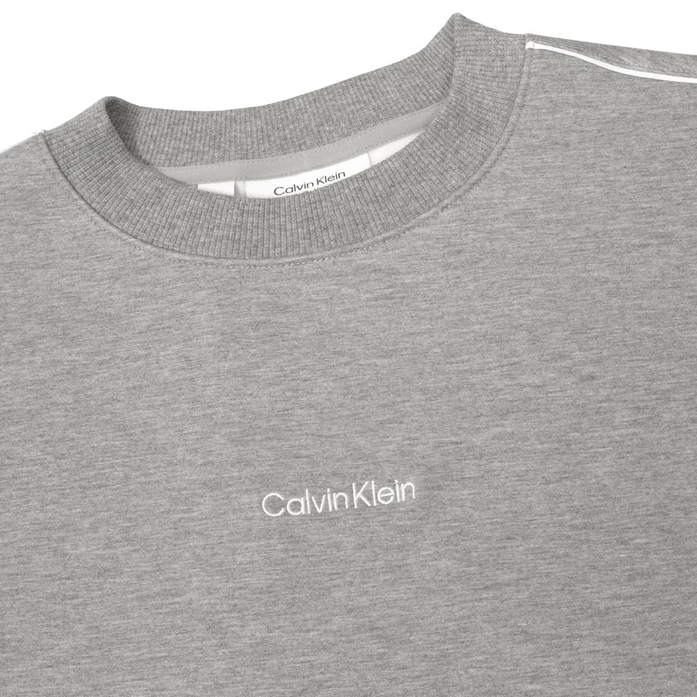 Calvin Klein Atmos Oversized Sweater - Grey Marl - Image 3
