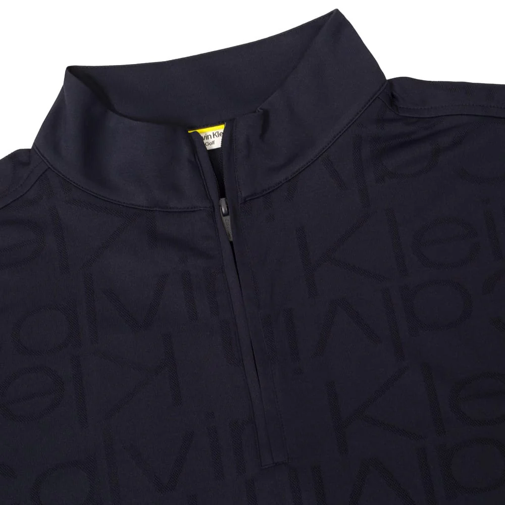 Calvin Klein Avondale Half Zip Pullover - Navy - Image 4