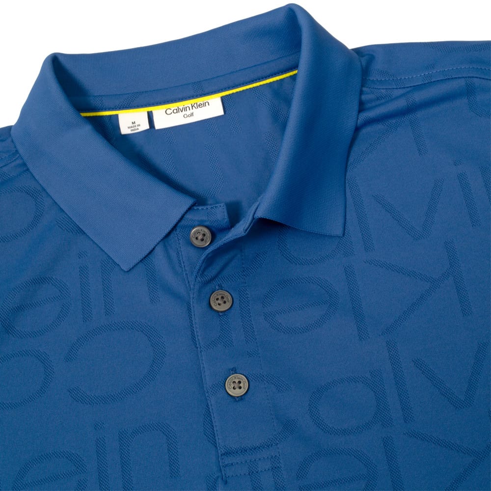Calvin Klein Avondale Polo Shirt - Blue Hibiscus - Image 3