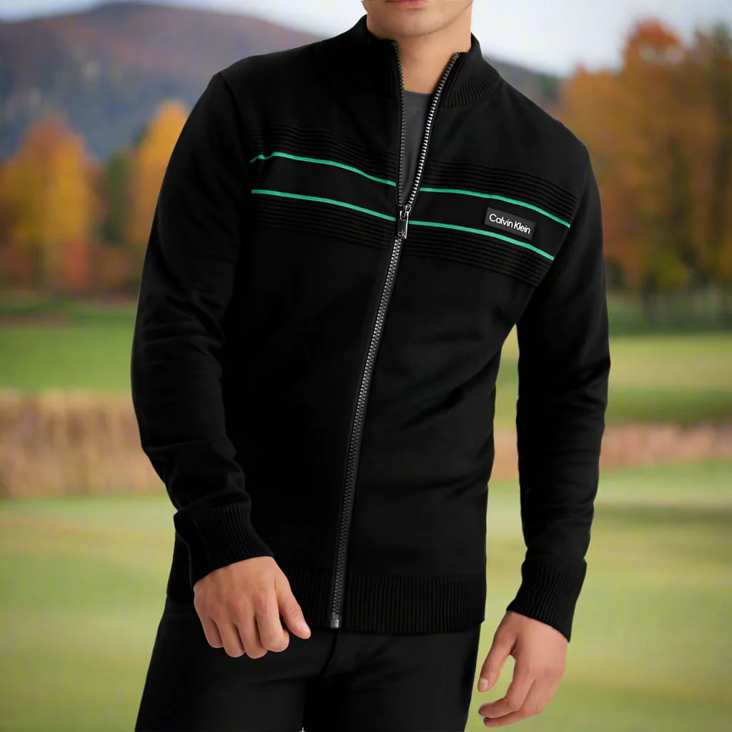 Calvin Klein Baxter Lined Sweater - Black - Image 6