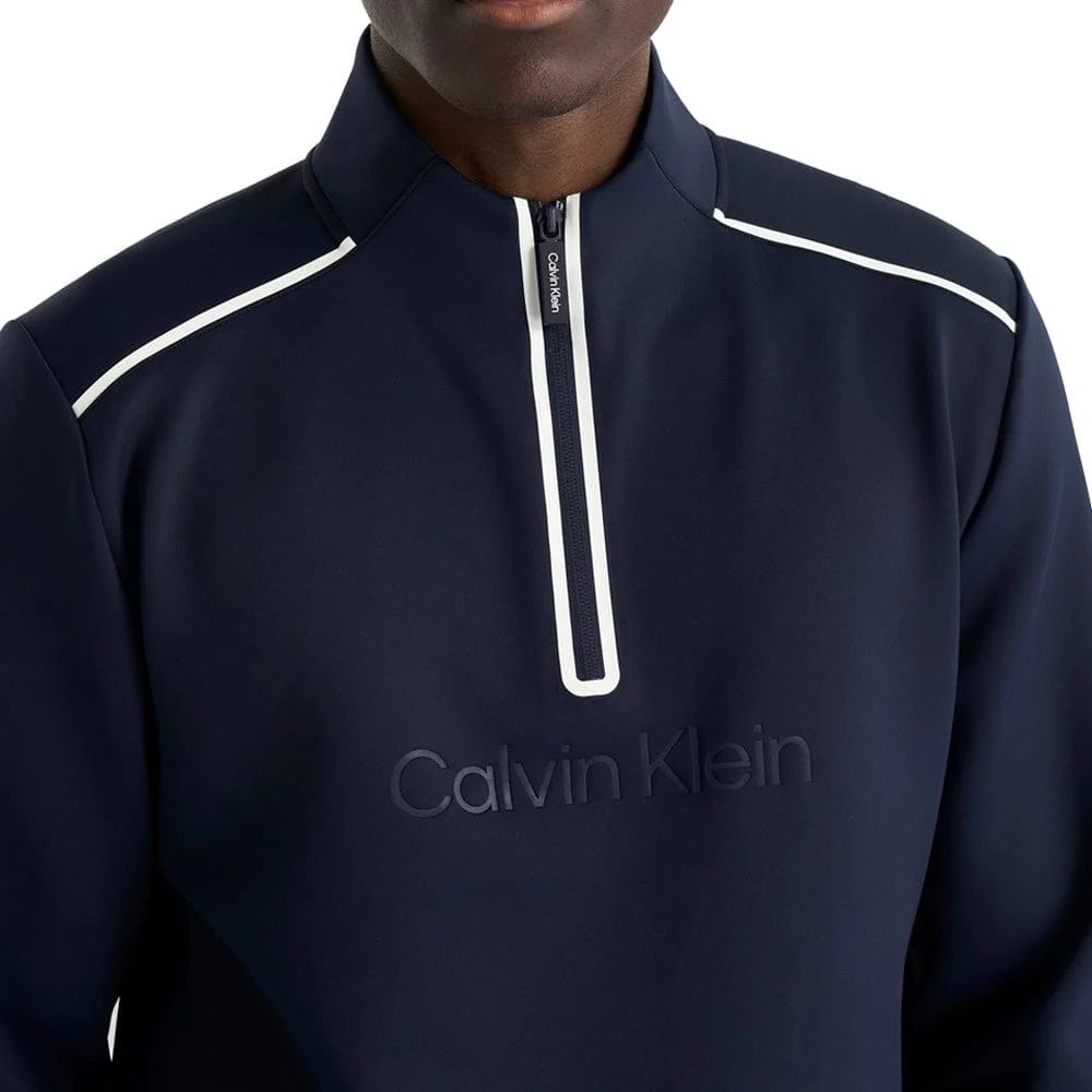 Calvin Klein Brookhill Technical Half Zip - Navy - Image 6