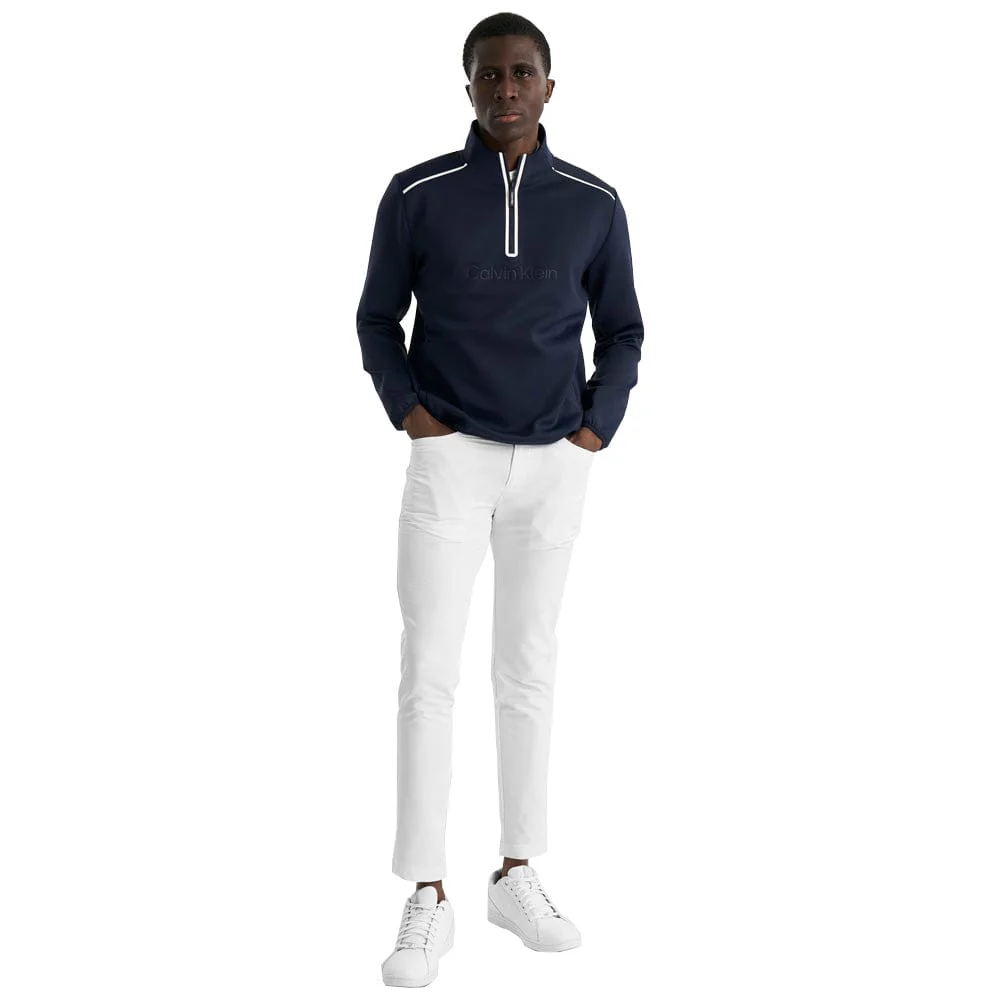 Calvin Klein Brookhill Technical Half Zip - Navy - Image 8