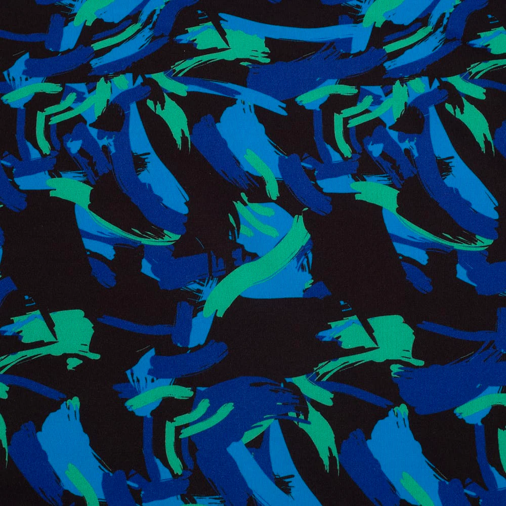 Calvin Klein Brushstroke Print Polo Shirt - Brushstroke Print - Image 5