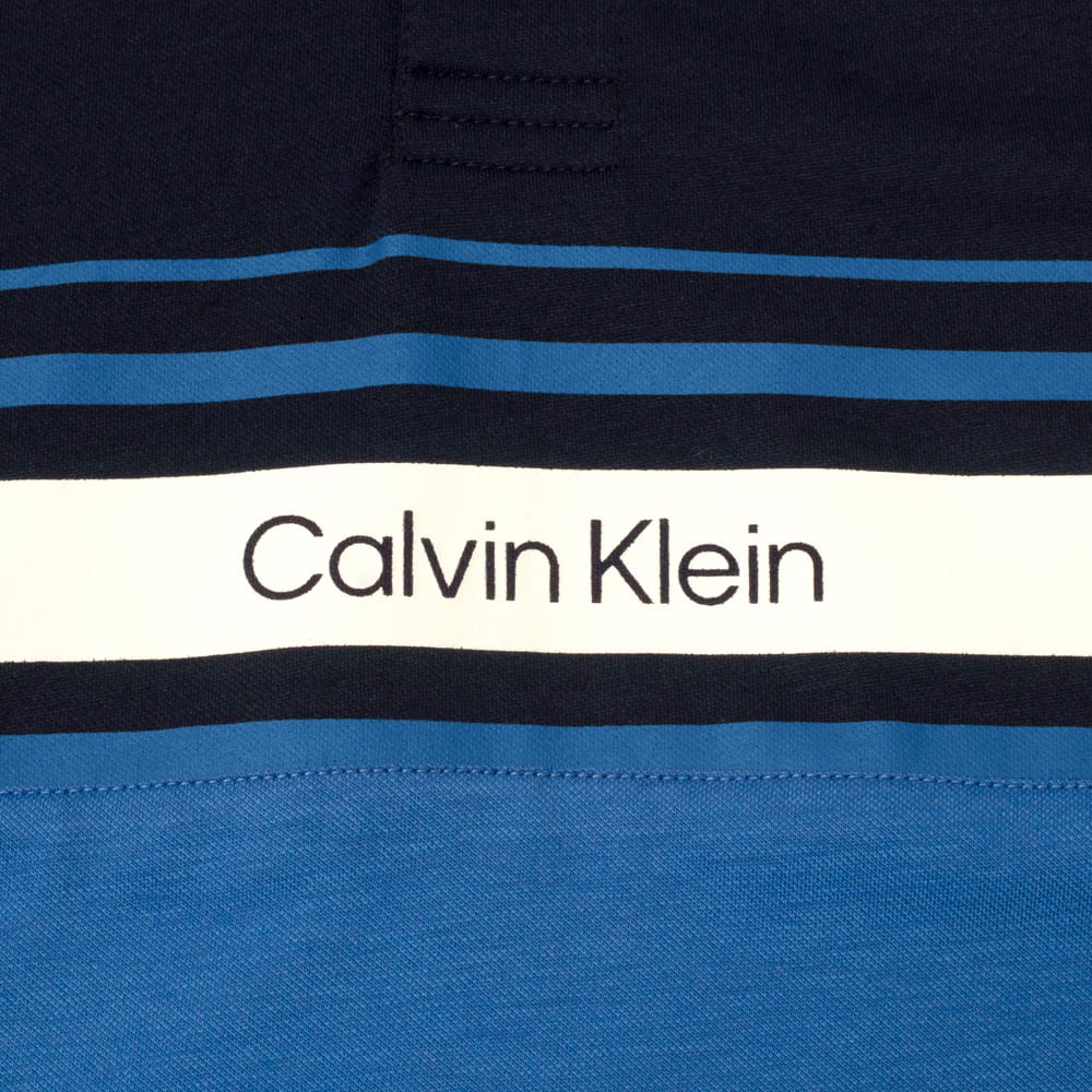 Calvin Klein Castlerock Polo Shirt - Blue Hibiscus - Image 5