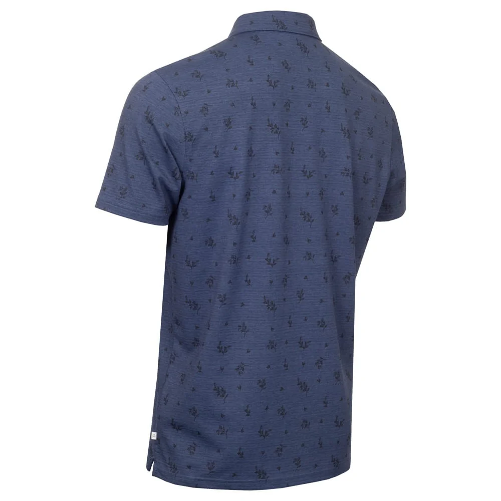 Calvin Klein Colton Printed Polo Shirt - Denim - Image 2