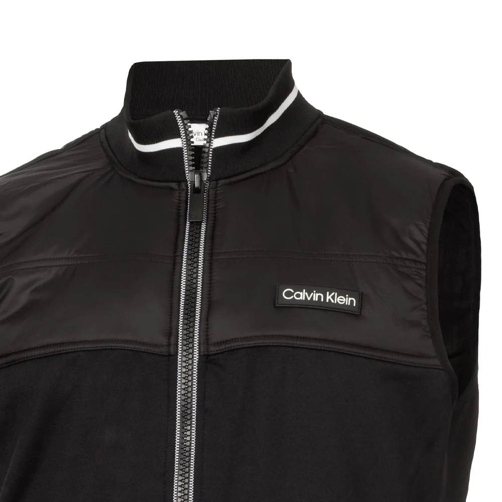 Calvin Klein Concourse Hybrid Full-Zip Gilet - Black - Image 5