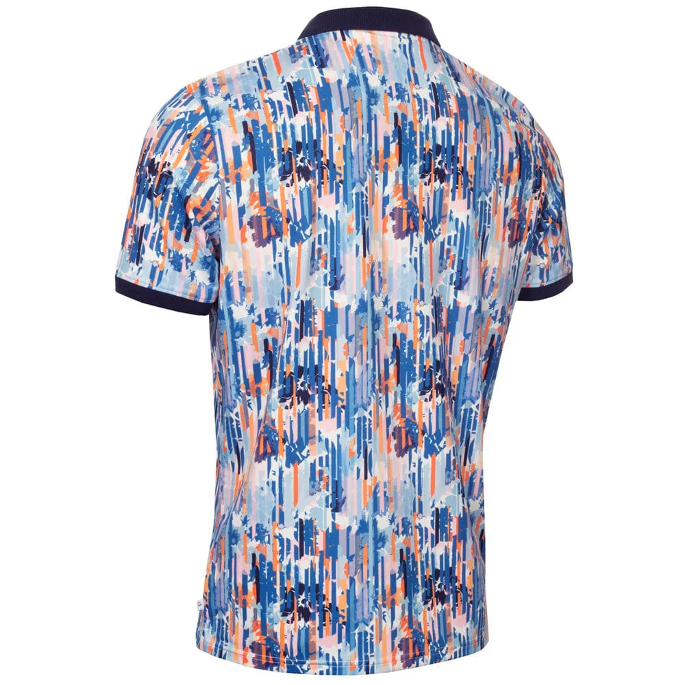 Calvin Klein Glitch Print Polo Shirt - Glitch Print - Image 2