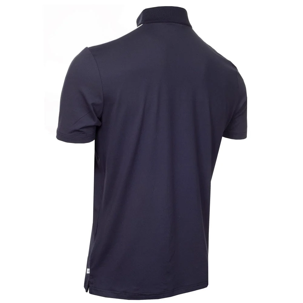 Calvin Klein Grange Mock Neck Polo Shirt - Navy - Image 2