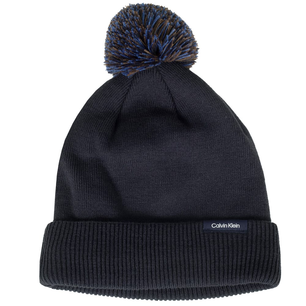 Calvin Klein Linden Bobble Beanie - Navy