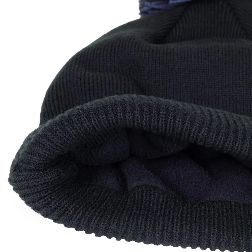 Calvin Klein Linden Bobble Beanie - Navy - Image 5