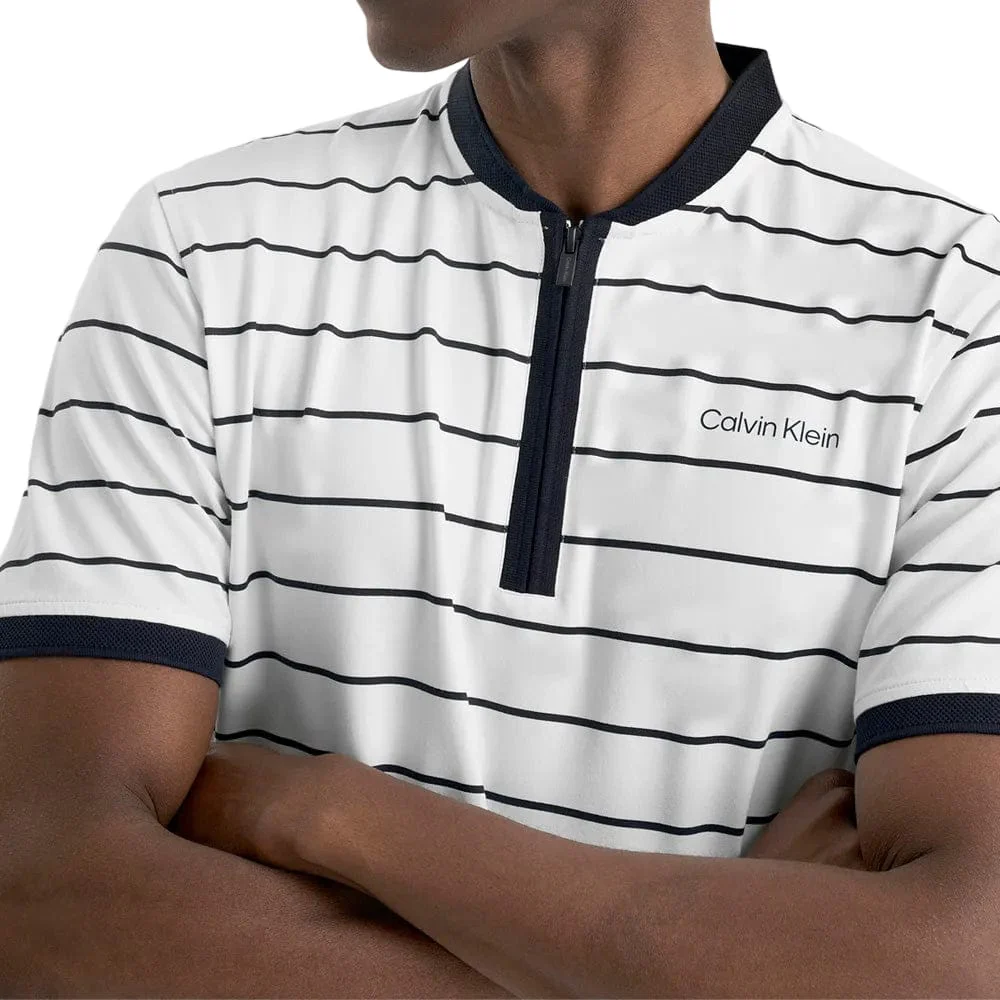Calvin Klein Longacre Polo Shirt - White - Image 8