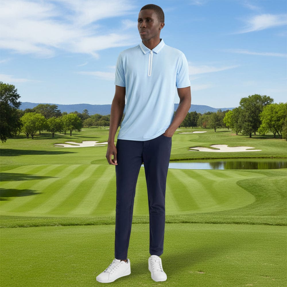 Calvin Klein Longstone Polo Shirt - Bluebell - Image 8