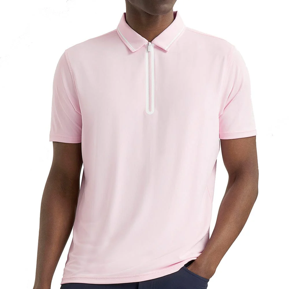 Calvin Klein Longstone Polo Shirt - Cherry Blossom