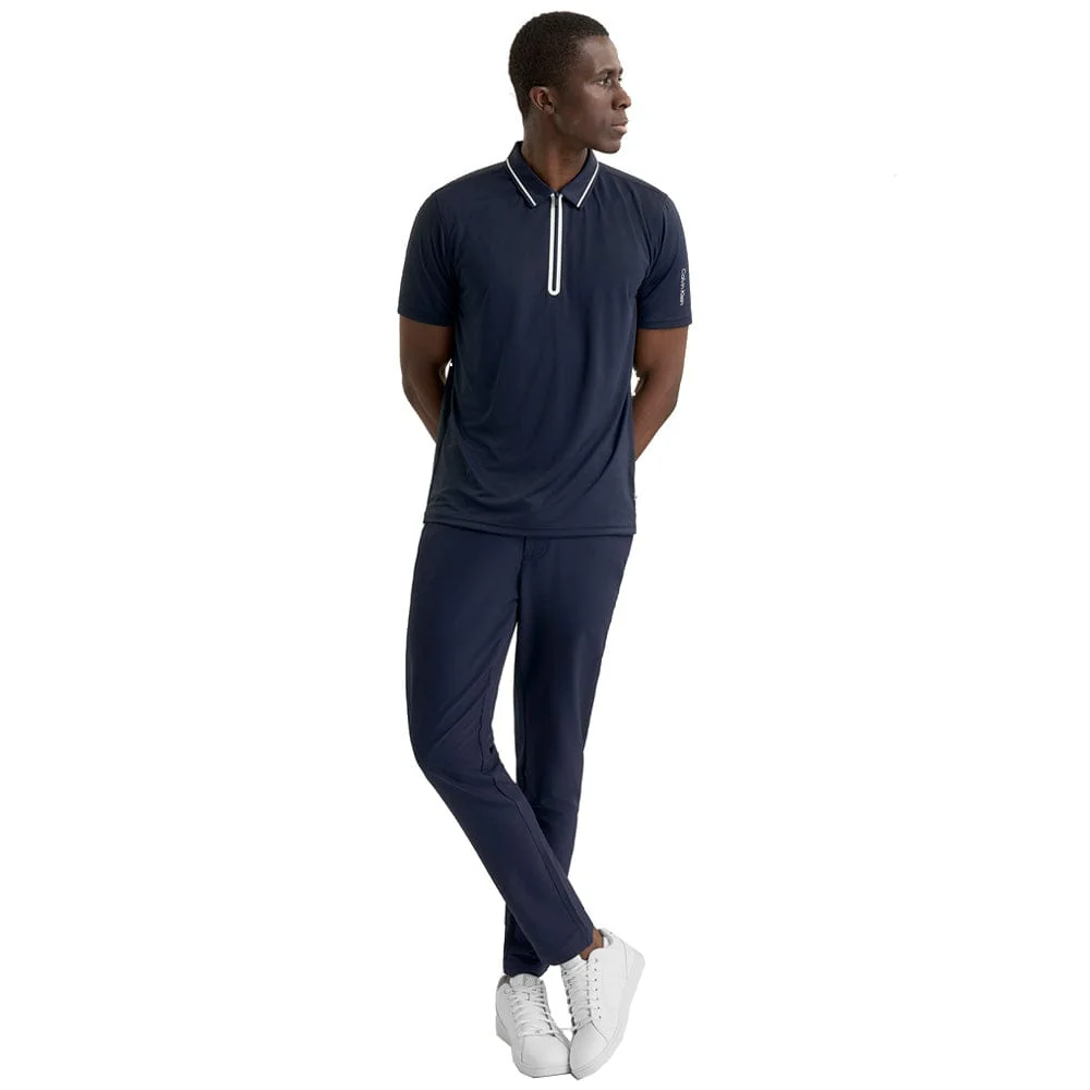Calvin Klein Longstone Polo Shirt - Navy - Image 7