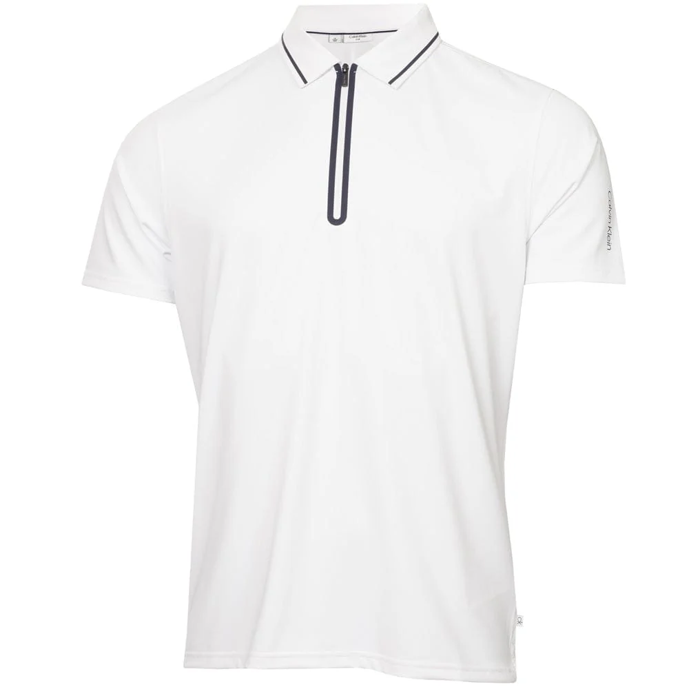 Calvin Klein Longstone Polo Shirt - White - Image 3