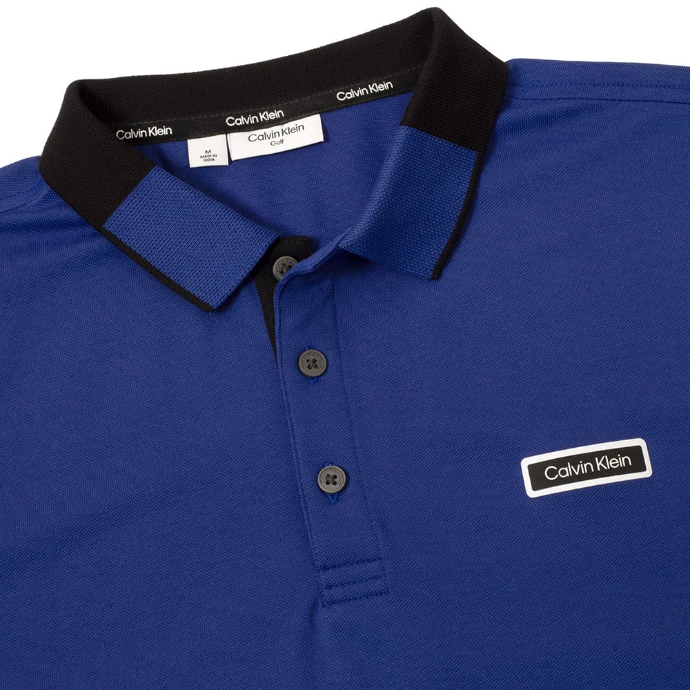Calvin Klein Madison Polo Shirt - French Blue - Image 3