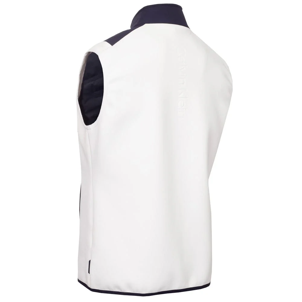 Calvin Klein Manning Full Zip Gilet - White - Image 2