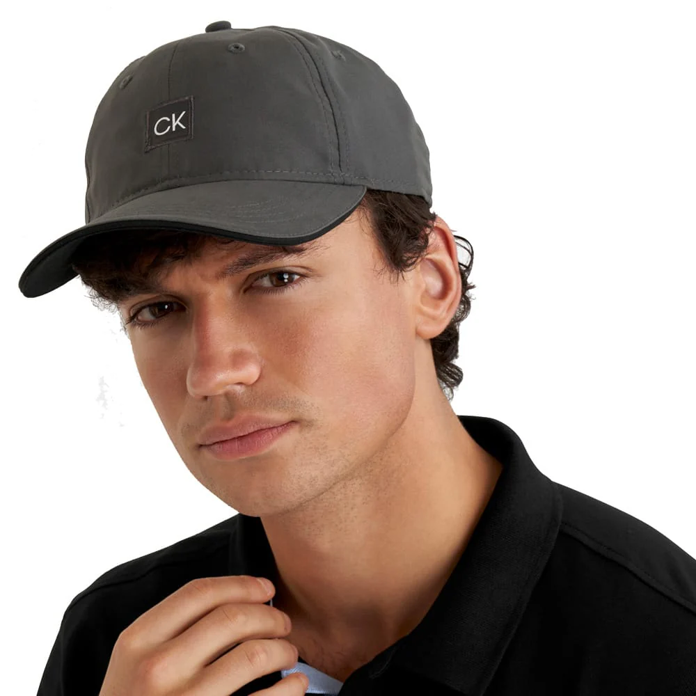 Calvin Klein Microfibre Baseball Cap - Charcoal - Image 4